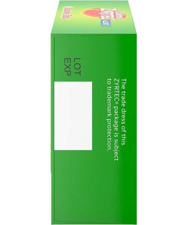 Children's Zyrtec 24 Hour Citrus Flavored Allergy Relief Tablets - 24 ct - Buy Online on GoSupps.com