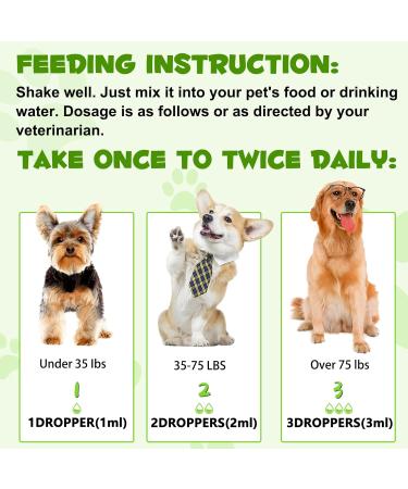 Probiotic for Dogs Natural 3 in 1 Dog Probiotic Drops Helps Relieve Diarrhea Supports Gut Health Itchy Skin Allergies Immunity Digestive Enzyme for Dog Supplement Bacon Flavor - 2 fl.oz - Buy Online on GoSupps.com