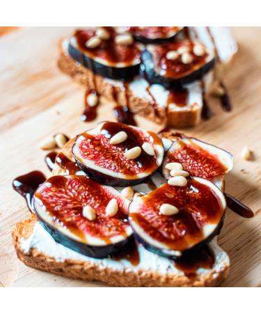 Sanniti Italian Balsamic Vinegar FIG Glaze 12.9oz (Pack of 2) - Authentic Italian Condiment - Buy Online on GoSupps.com