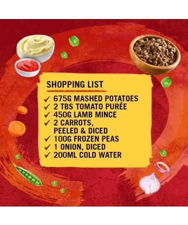  Schwartz Schwartz Shepherd's Pie Mix 38g 4 People 12-Pack Classic Comfort Dish Easy and Tasty Meal with Earthy Paprika Garlic & Aromatic Bay Leaves Dye Free - Buy Online on GoSupps.com