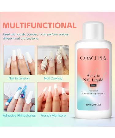 Acrylic Monomer 60Ml Acrylic Liquid Monomer Acrylic Liquid Beginners - Buy Online on GoSupps.com