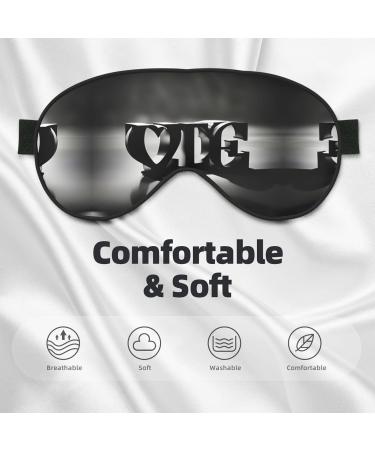 Love Font Print Unisex Sleeping Eye Mask - Soft Comfortable Light-Blocking Eye Mask for Better Sleep | International Shipping Available - Buy Online on GoSupps.com