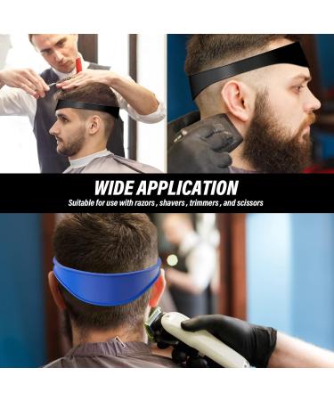 Headband for DIY Haircuts - Silicone Hair Cutting Tool (Black & Red) for Clean Shaving at Home - Buy Online on GoSupps.com