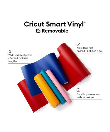 Cricut Smart Removable Vinyl - 13in x 3ft Black | Matless Cutting for Explore & Maker 3 - Buy Online on GoSupps.com