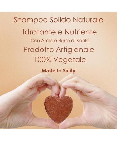  Antiche Bolle Natural and delicate solid shampoo with Amla and Shea Moisturizing and nourishing formula for all hair types - Parabens - 50 Gr - Buy Online on GoSupps.com
