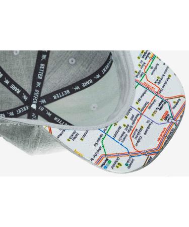 Nebelkind Snapback Cap - Adjustable Unisex Baseball Cap in Light Gray | Trendy Streetwear Style | High-Quality Berlin Network Design - Buy Online on GoSupps.com