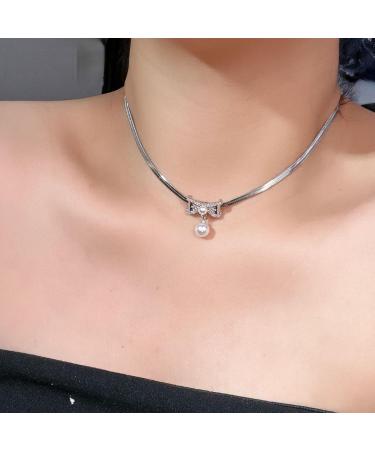 Oralgo Elegant Loop Trailer Necklace - Stylish Alloy Chains for Daily Use | International Shipping Available - Buy Online on GoSupps.com