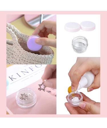 100pcs 5ml Small Clear Sample Jars with Lids - Empty Container Pots for Travel & DIY Projects | International Shipping Available - Buy Online on GoSupps.com