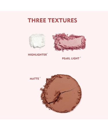 Blush Palette 4-in-1 | 8 Colors Highlighter Eyeshadow Contour | Matte Pearlescent Long-Lasting Face Makeup - Buy Online on GoSupps.com