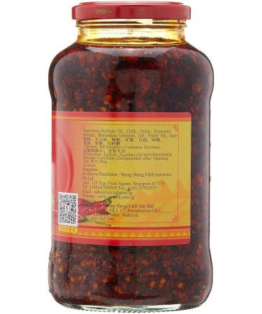 Lao Gan Ma P te de Chili Grill Chili Croustillant l'Huile 700 g Flocons de Chili Grill s avec Poivre du Sichuan - Buy Online on GoSupps.com