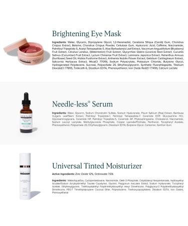 DRMTLGY Best Sellers Bundle: Brightening Eye Masks Needle-less Serum & Anti-Aging Tinted Moisturizer with SPF 46 - Buy Online on GoSupps.com