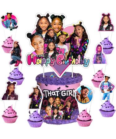 25pcs That Girl Lay Lay Cake Decorations with 24pcs Cupcake Toppers 1pcs Cake Topper for Girls Birthday Party Supplies - Buy Online on GoSupps.com