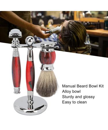Vintage Beard Brush Bowl Set for Men | Complete Beard Care Kit - Clean & Groom Easily - Buy Online on GoSupps.com