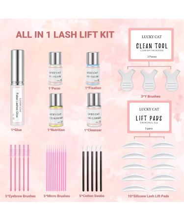 Buy Lucky Cat Eyelash Lifting Set | Eyelash Perming & Lamination Kit for Home & Salon Use - Buy Online on GoSupps.com