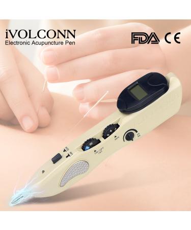 iVolconn Pain Relief Electric Acupuncture Pen Therapy Device Nerve And Acupoints Detector Muscle Stimulator - Buy Online on GoSupps.com
