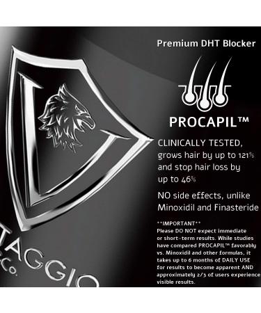 Men's Hair Growth Serum & Scalp Treatment - DHT Blocker for Thinning & Alopecia - Ginger, Castor Oil, Aloe Vera, Peppermint - 1oz - Buy Online on GoSupps.com