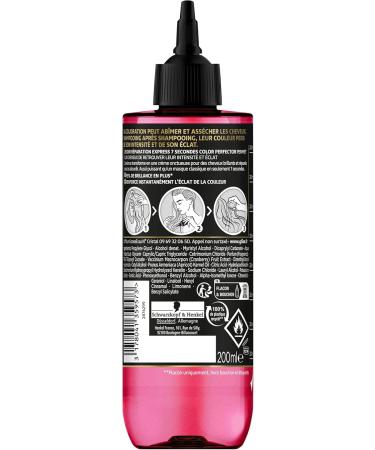 Schwarzkopf - Gliss 7 Second Express Repair Treatment Color Perfector Colored or Highlighted Hair Intensity and Shine Hyaluron Complex and Cranberry Extract 200 ml - Buy Online on GoSupps.com