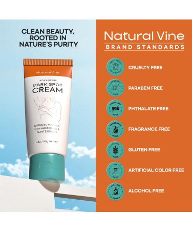 Natural Vine Dark Spot Corrector: Dark Spot Remover for Face Body in 4-8 Weeks - Instant Concealing & Age Brown Sun Faded Spot Remover Melasma Freckles Correcting with Niacinamide for Women & Men 60g 2 Ounce (Pack of 1) - Buy Online on GoSupps.com