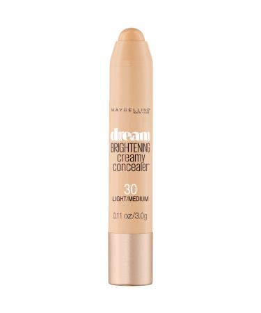 Maybelline New York Dream Brightening Creamy Concealer  Light/Medium  0.11 oz. Light/Medium 0.11 Ounce (Pack of 1) - Buy Online on GoSupps.com