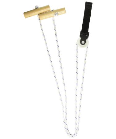 Balego Shoulder Pulley with Webbing Door Strap (Standard Wood Handle)