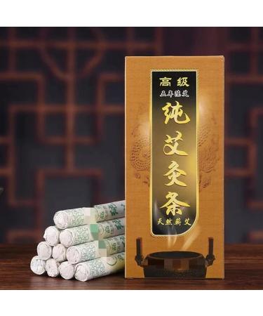 BUNIQ MOXIBUSITION PISTION - Pure Wormwood Moxa Sticks Roll for Traditional Moxa Therapy | 20PCs (2 Boxes) | Warm Meridian Massage - Buy Online on GoSupps.com