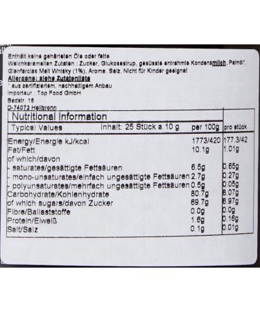 Buy Gardiner's of Scotland Whisky Fudge Glenfarclas 250g Handmade Soft Caramel Candies International Shipping Available - Buy Online on GoSupps.com