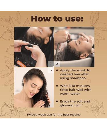 Collagen Hair Treatment 500ML Collagen Hair Mask Deep Repair Conditioning Care 5 Seconds Hair Root Repair Conditioning Argan Oil Hair Mask for Dry Damaged Hair All Hair Types - Buy Online on GoSupps.com