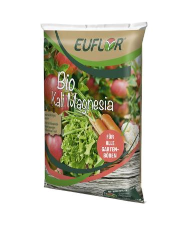 Euflor Bio Kali Magnesia 5 kg sack Special fertilizer for targeted potassium and magnesium supply To promote the leaf green construction increase the resistance to dryness and frost