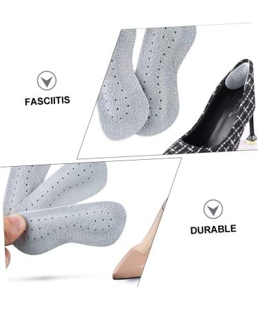 FRCOLOR 4 Pairs Anti-Wear Back Stickers for Shoes | Heel Protectors & Pads | Grey Leather Heelpieces 18X10.5cm - Buy Online on GoSupps.com