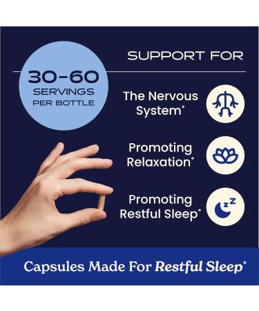 Herb Pharm Valerian Root Sleep Support Capsules: Certified Organic Sleep Aid for Adults Valeriana Extract for Relaxation Non-Bitter Melatonin Free Vegan 30-60 Day Supply 60 Capsules* - Buy Online on GoSupps.com