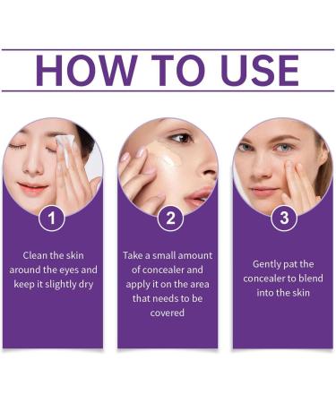 Concealer Stick Corrector Concealer Full Coverage Cover Stick Creamy Finish Longwear Face Makeup 10 ml Blemish Eraser for Dark Circles and Under Eyes - Buy Online on GoSupps.com