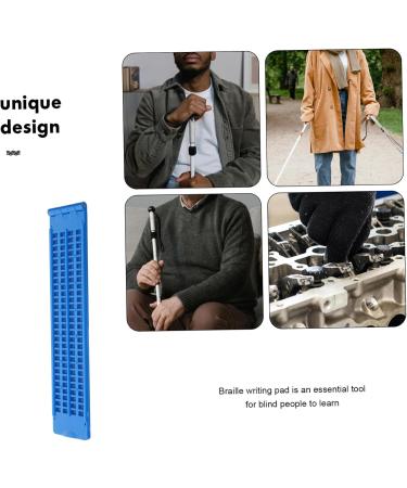 Collbath Braille Tablet & Accessories Set | Durable Braille Slate & Pen for Blind Optimize Your Writing Experience - Buy Online on GoSupps.com