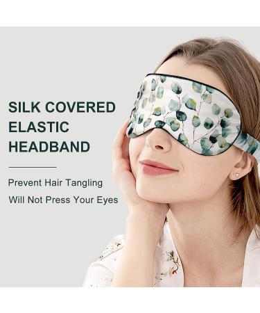 OLESILK 100% Natural Mulberry Silk Sleep Eye Mask Block Out Light  Fashion Printed Eye Mask Blindfold for Women Men Full Night Sleeping  Chic Eye Cover Eyeshade  Pattern 2 - Buy Online on GoSupps.com