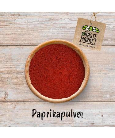  TASTE Guter Geschmack 2 x 1 kg of Sweet Pepper Powder | Grade 120A | 100% Quality Pepper Powder | Paprika Delikatess - Buy Online on GoSupps.com