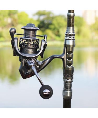Sougayilang Spinning Fishing Rod and Reel Combo | Portable Telescopic Pole for Travel | Saltwater & Freshwater | 2.1M/6.89Ft Rod + XY 3000 Reel | Full Fishing Kit - Buy Online on GoSupps.com