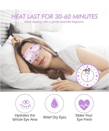 Jekeno Steam Eye Mask 16-Pack for Dark Circles & Puffiness | Self-Heated Gentle Steam, Relief for Eye Fatigue | Disposable Lavender Eye Mask - Christmas Spa Gift - Buy Online on GoSupps.com