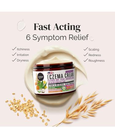 Puriya 5-in-1 Eczema Cream for Kids Baby Toddler Adults Advanced Colloidal Oatmeal Lotion for Dry Itchy Skin Relief on Face and Body Clinically Tested Intensive Moisturizing Eczema Treatment - Buy Online on GoSupps.com