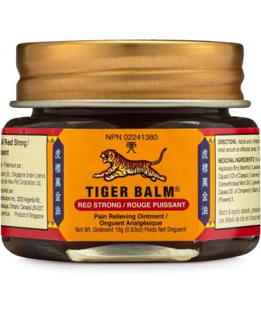 Tiger Balm Pain Relieving Red Extra Strength 18g Relief for Sore Muscles Extra Strength Rub Tiger Balm Extra Strength Tiger Balm Ointment - Buy Online on GoSupps.com