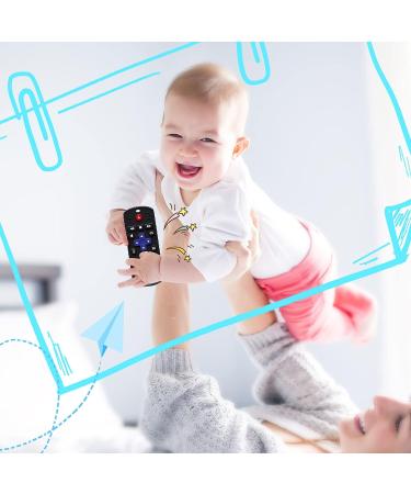 HOPEEYE Silicone Baby Teething Toys - TV Remote Control Design - BPA Free Chew Toys for Babies 6-12 Months (Black) - Buy Online on GoSupps.com