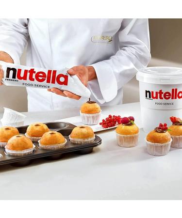 Nutella Chocolate Hazelnut Spread Snip & Serve Piping Bag - Cocoa and Hazelnut Cream - Chocolate Spread by Ferrero - for Easy and Convenient Decoration 1x1kg - Buy Online on GoSupps.com