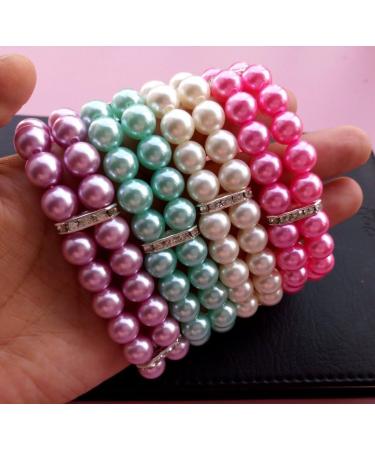 Pet Show Rhinestone Faux Pearl Small Dog Necklace - Size S - Ivory - Buy Online on GoSupps.com