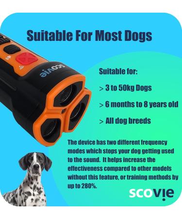 SCOVIE Dog Bark Deterrent Device For Puppy Small Medium Large Dogs - Buy Online on GoSupps.com