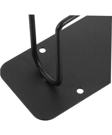 Angoily Clipper Stand | Wall-Mounted Stainless Steel Hair Clipper Organizer for Barbers | Sleek Black Design | 12.5x6cm - Buy Online on GoSupps.com
