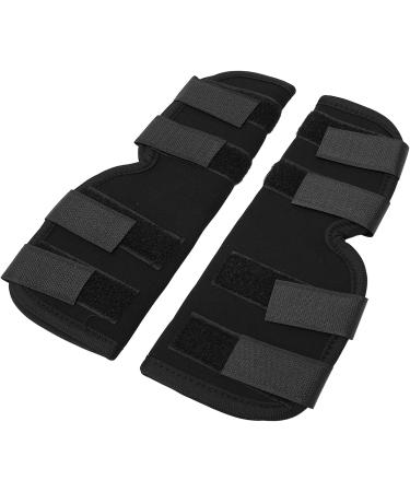 Dog Knee Brace Black Relief Arthritis Dog Leg Brace Adjustable Joint Protection 2Pcs Pet Postoperative (S) - Buy Online on GoSupps.com