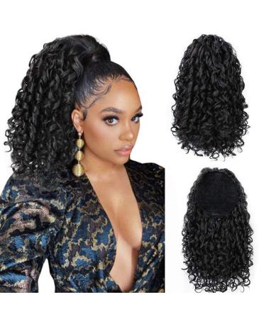 Kagodri Wig Ponytail - African Small Curly Women's Extension with Cord | Brazilian Curly Style for Effortless Glam - Buy Online on GoSupps.com