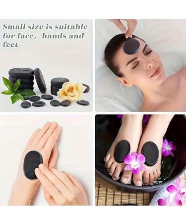4 Piece Hot Stone Massage Set - Natural Basalt Stones for Therapy SPA Treatment & Gifts - International Shipping Available - Buy Online on GoSupps.com