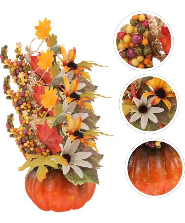 Zerodeko 9 Pcs Halloween Pumpkins Statue Pumpkin Decoration Artificial Pumpkins Bulk Artificial Gourd Pumpkin Flowers Ornament Halloween Pumpkins Decoration Realistic Mix Flower Arrangement As Shownx3pcs Mx3pcs - Buy Online on GoSupps.com