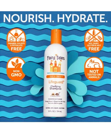 Fairy Tales Swim Shampoo for Kids - 32 oz | Chlorine Removal & Gentle Cleansing | Made in USA with Natural Ingredients | No Parabens, Sulfates, or Synthetic Dyes - Buy Online on GoSupps.com
