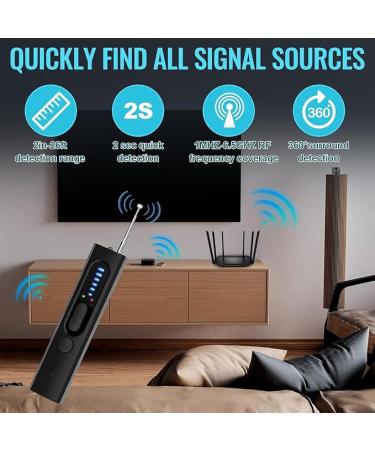 Hidden Camera Detector, Hidden Camera Detector, Bug Detector, 6 Sensitivity Levels, 4 Modes Camera Finder Detector, Anti Spy Camera Detector, Protect Your Privacy, for Hotel, Office, Travel - Buy Online on GoSupps.com
