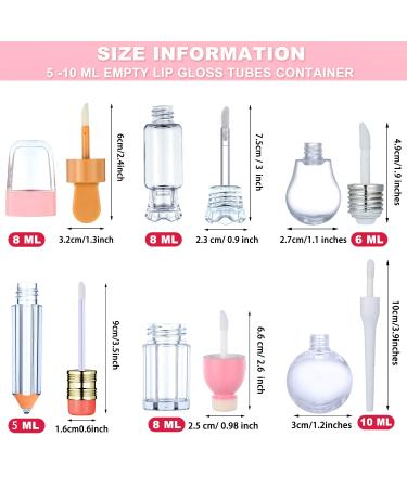 Maitys 24-Piece Novelty Lip Gloss Tubes - Ice Cream, Light Bulb, Lollipop, Candy, Pencil Lip Oil Bottles - 6 Creative Styles - Buy Online on GoSupps.com